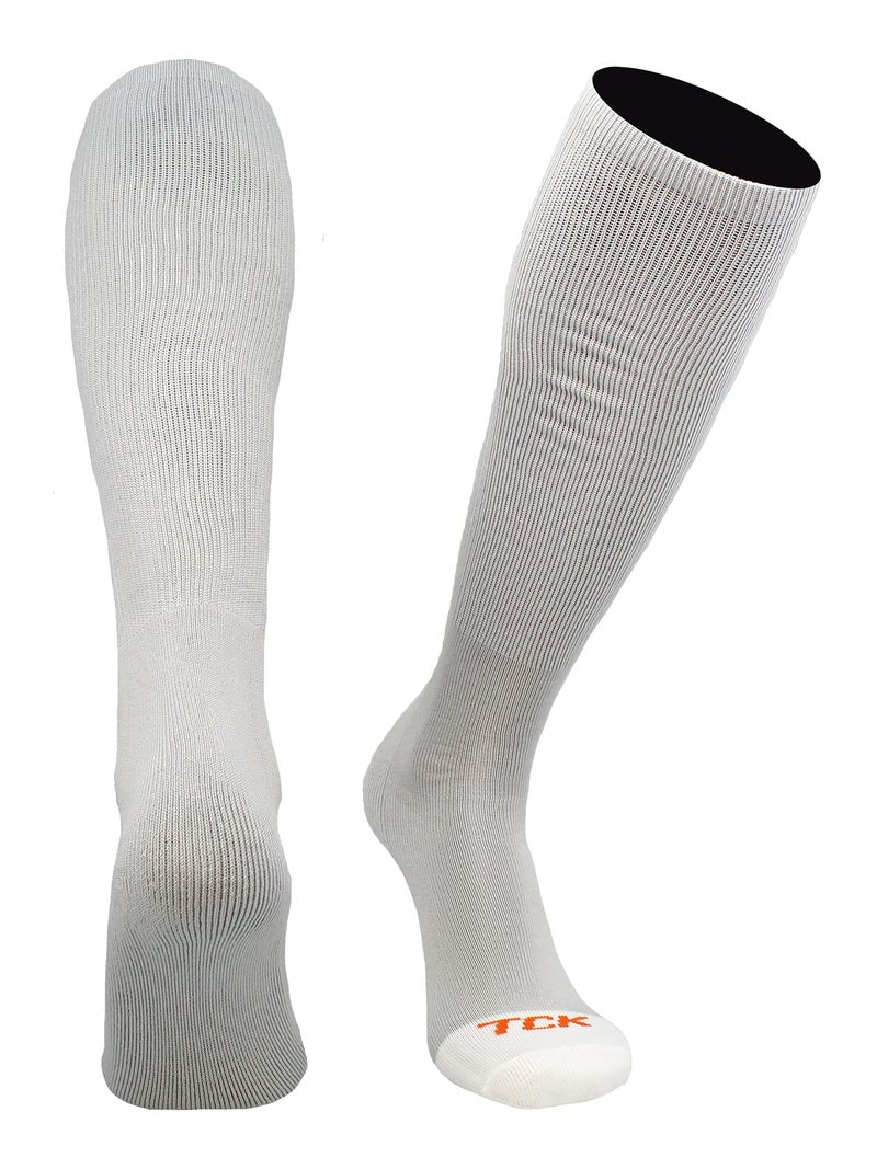 TCK Prosport Performance Tube Socks (Grey, Large) - Image 1